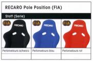 RECARO Pole Position (FIA) - Bezugsvarianten
